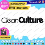 Fits Large Clean Culture Banner Stickers Decals Vinyl JDM Tuning Turbo Drift Car - Image 3