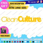 Fits Large Clean Culture Banner Stickers Decals Vinyl JDM Tuning Turbo Drift Car - Image 4
