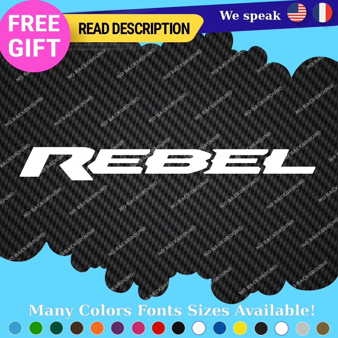 Fits Rebel Wagon Decals Stickers Vinyl Truck Power Bedside Box Side 4x4 AWD Lift 297353876557 Fits Rebel Wagon Decals Stickers Vinyl Truck Power Bedside Box Side 4x4 AWD Lift - Image 1