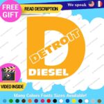 Fits D Diesel Detroit Decal Sticker Vinyl Engine Turbo Gas Truck JDM Fossil Car - Image 27