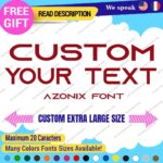 Extra Large Custom Text Name Azonix Sign Fonts Lettering Decals Vinyl Stickers - Image 11