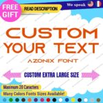 Extra Large Custom Text Name Azonix Sign Fonts Lettering Decals Vinyl Stickers - Image 13