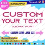 Extra Large Custom Text Name Azonix Sign Fonts Lettering Decals Vinyl Stickers - Image 14