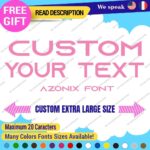 Extra Large Custom Text Name Azonix Sign Fonts Lettering Decals Vinyl Stickers - Image 15