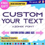 Extra Large Custom Text Name Azonix Sign Fonts Lettering Decals Vinyl Stickers - Image 16