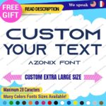 Extra Large Custom Text Name Azonix Sign Fonts Lettering Decals Vinyl Stickers - Image 17
