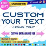 Extra Large Custom Text Name Azonix Sign Fonts Lettering Decals Vinyl Stickers - Image 18