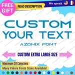 Extra Large Custom Text Name Azonix Sign Fonts Lettering Decals Vinyl Stickers - Image 19
