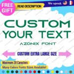 Extra Large Custom Text Name Azonix Sign Fonts Lettering Decals Vinyl Stickers - Image 21
