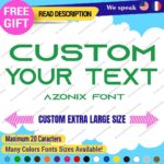 Extra Large Custom Text Name Azonix Sign Fonts Lettering Decals Vinyl Stickers - Image 22