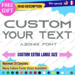 Extra Large Custom Text Name Azonix Sign Fonts Lettering Decals Vinyl Stickers - Image 24