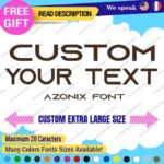 Extra Large Custom Text Name Azonix Sign Fonts Lettering Decals Vinyl Stickers - Image 25