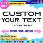 Extra Large Custom Text Name Azonix Sign Fonts Lettering Decals Vinyl Stickers - Image 8