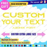 Extra Large Custom Text Name Azonix Sign Fonts Lettering Decals Vinyl Stickers - Image 10