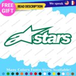 Fits Alpinestars Stars Decals Stickers Vinyl Motocross Moto Alpine Helmet MotoGP - Image 11