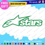 Fits Alpinestars Stars Decals Stickers Vinyl Motocross Moto Alpine Helmet MotoGP - Image 12