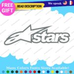 Fits Alpinestars Stars Decals Stickers Vinyl Motocross Moto Alpine Helmet MotoGP - Image 14