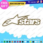 Fits Alpinestars Stars Decals Stickers Vinyl Motocross Moto Alpine Helmet MotoGP - Image 17