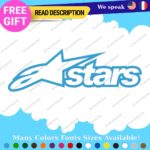 Fits Alpinestars Stars Decals Stickers Vinyl Motocross Moto Alpine Helmet MotoGP - Image 19