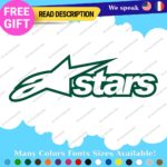 Fits Alpinestars Stars Decals Stickers Vinyl Motocross Moto Alpine Helmet MotoGP - Image 20