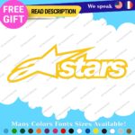 Fits Alpinestars Stars Decals Stickers Vinyl Motocross Moto Alpine Helmet MotoGP - Image 23