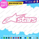 Fits Alpinestars Stars Decals Stickers Vinyl Motocross Moto Alpine Helmet MotoGP - Image 5