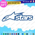 Fits Alpinestars Stars Decals Stickers Vinyl Motocross Moto Alpine Helmet MotoGP - Image 10