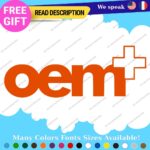 Fits OEM + Stickers Vinyl Decals Euro JDM Plus Drift Race Ride Stock Parts - Image 7