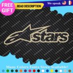 Fits Alpinestars Stars Decals Stickers Vinyl Motocross Moto Alpine Helmet MotoGP - Image 28