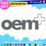 Fits OEM + Stickers Vinyl Decals Euro JDM Plus Drift Race Ride Stock Parts - Image 22