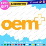 Fits OEM + Stickers Vinyl Decals Euro JDM Plus Drift Race Ride Stock Parts - Image 27