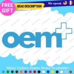 Fits OEM + Stickers Vinyl Decals Euro JDM Plus Drift Race Ride Stock Parts - Image 25