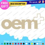 Fits OEM + Stickers Vinyl Decals Euro JDM Plus Drift Race Ride Stock Parts - Image 21