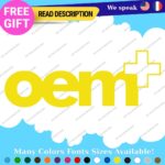 Fits OEM + Stickers Vinyl Decals Euro JDM Plus Drift Race Ride Stock Parts - Image 14