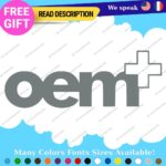 Fits OEM + Stickers Vinyl Decals Euro JDM Plus Drift Race Ride Stock Parts - Image 19