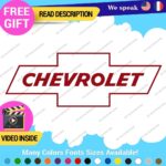 Fits 1964 Chevrolet Decal Stickers Vinyl Chevy Silverado Old Bowtie SS Tailgate - Image 14