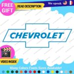 Fits 1964 Chevrolet Decal Stickers Vinyl Chevy Silverado Old Bowtie SS Tailgate - Image 22