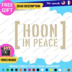 Hoonigan Memorial Windshield Decal Stickers Vinyl Car Ken Drift Peace Hoon JDM - Image 21