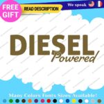 Diesel Powered Decals Stickers Vinyl Fuel Gas Truck Only Inside Turbo JDM Tank - Image 23