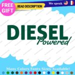 Diesel Powered Decals Stickers Vinyl Fuel Gas Truck Only Inside Turbo JDM Tank - Image 26