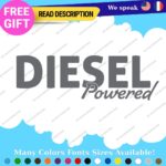 Diesel Powered Decals Stickers Vinyl Fuel Gas Truck Only Inside Turbo JDM Tank - Image 22