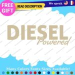 Diesel Powered Decals Stickers Vinyl Fuel Gas Truck Only Inside Turbo JDM Tank - Image 21