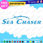 Fit Sea Chaser Boat Decal Sticker Skiff Carolina Cover Center Console Center Top - Image 13