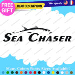 Fit Sea Chaser Boat Decal Sticker Skiff Carolina Cover Center Console Center Top - Image 17