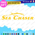 Fit Sea Chaser Boat Decal Sticker Skiff Carolina Cover Center Console Center Top - Image 18