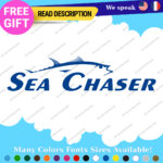 Fit Sea Chaser Boat Decal Sticker Skiff Carolina Cover Center Console Center Top - Image 3