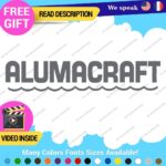 Fits AlumaCraft Wave Name Decal Sticker Vintage Fishing Boat Aluma Water Craft - Image 12