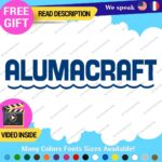 Fits AlumaCraft Wave Name Decal Sticker Vintage Fishing Boat Aluma Water Craft - Image 3