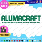 Fits AlumaCraft Wave Name Decal Sticker Vintage Fishing Boat Aluma Water Craft - Image 6