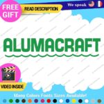 Fits AlumaCraft Wave Name Decal Sticker Vintage Fishing Boat Aluma Water Craft - Image 7